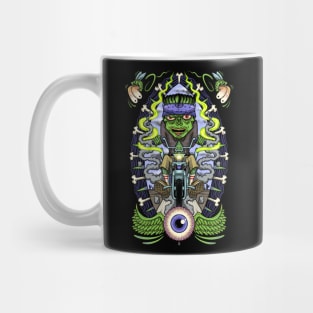 Frankenstein chopper de guadalupe Mug